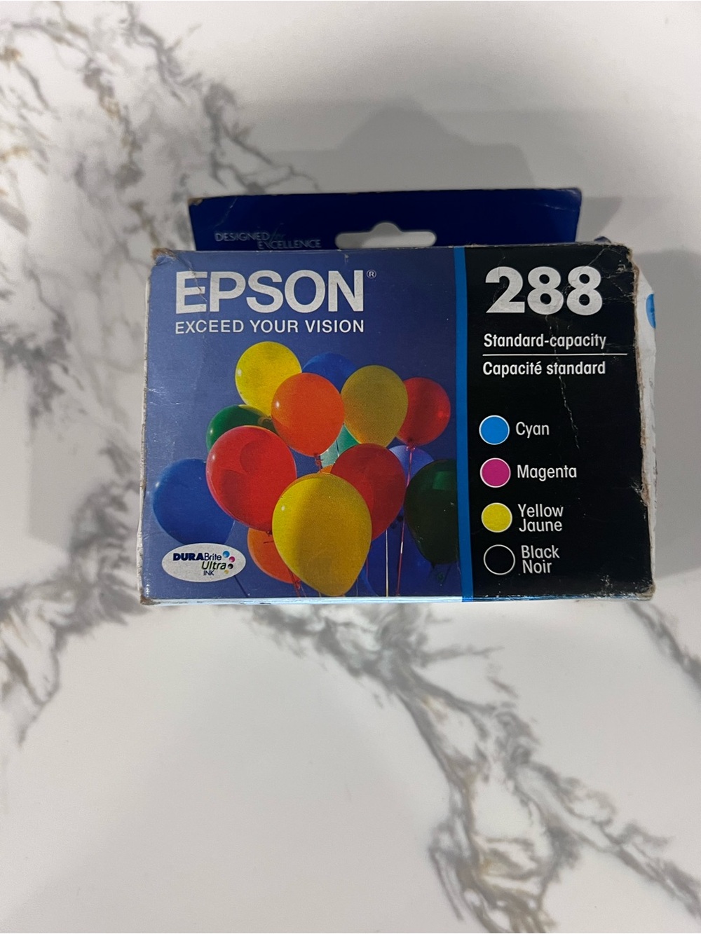 Genuine Epson 288 Black Cyan Magenta Yellow Ink Combo 4 Pack Exp 07/2026 Sealed